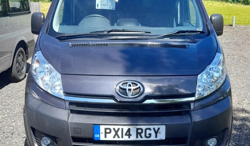 2014  TOYOTA PROACE 1200 L1H1 HDI PANEL VAN IN GREY.  1997c.c. MANUAL DIESEL WITH 101541 MILEAGE.  NO VAT ! full